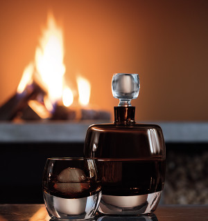 Декантер whisky club, 1,05 л, коричневый 