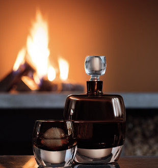Декантер whisky club, 1,05 л, коричневый 