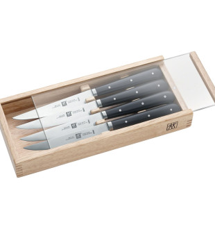 Набор стейковых ножей 4 пр. в деревянной коробке 