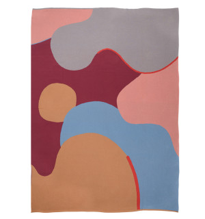 Плед из хлопка с авторским принтом из коллекции freak fruit, 130х180 см 