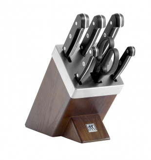 Набор ножей 7 пр. в подставке с заточкой ZWILLING Gourmet 