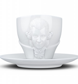 Чайная пара talent, wolfgang amadeus mozart, 260 мл, белая 
