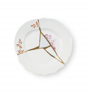 Десертная тарелка Kintsugi 