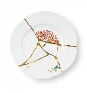 Тарелка Kintsugi 