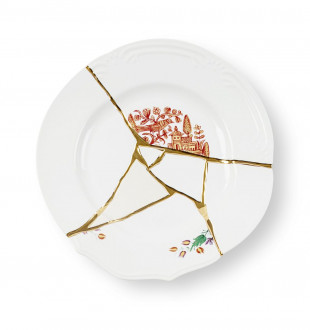Тарелка Kintsugi 