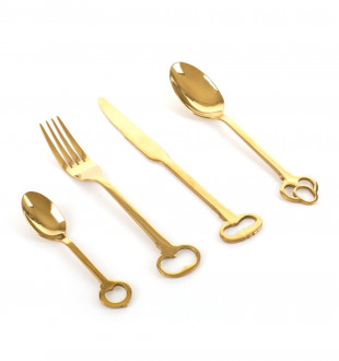 Набор столовых приборов Keytlery Gold set of 6 