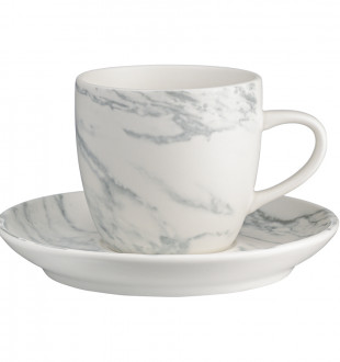 Набор чайных пар marble, 250 мл, 2 шт. 