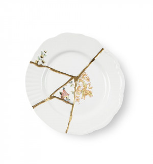 Десертная тарелка Kintsugi 