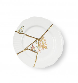 Десертная тарелка Kintsugi 