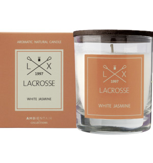 Свеча ароматическая lacrosse, white jasmine, 40 ч 