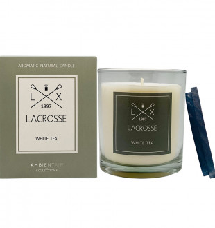 Свеча ароматическая lacrosse, white tea, 60 ч 
