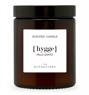Свеча ароматическая the olphactory, hygge, palo santo, 30 ч 