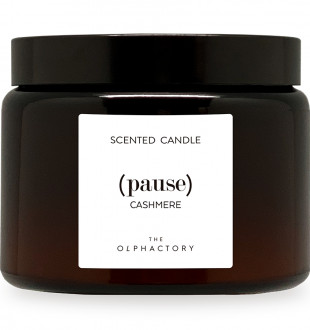 Свеча ароматическая the olphactory, pause, cashmere, 60 ч 
