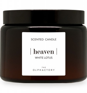 Свеча ароматическая the olphactory, heaven, white lotus, 60 ч 