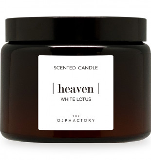 Свеча ароматическая the olphactory, heaven, white lotus, 60 ч 
