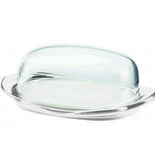 Масленка feeling, 20х7х12 см, прозрачная 