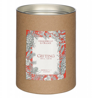 Свеча ароматическая gifting, gingerbread&orange (новая), 40 ч 