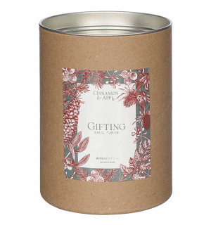 Свеча ароматическая gifting, cinnamon&apple (новая), 40 ч 
