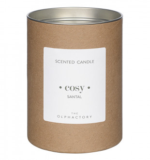 Свеча ароматическая the olphactory, cosy, santal (новая), 40 ч 