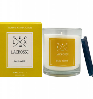 Свеча ароматическая lacrosse, dark amber, 60 ч 