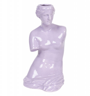 Ваза для цветов venus, 31 см, лиловая 