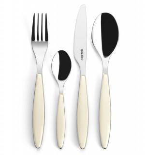 Набор из 24 столовых приборов cutlery feeling, бежевые 