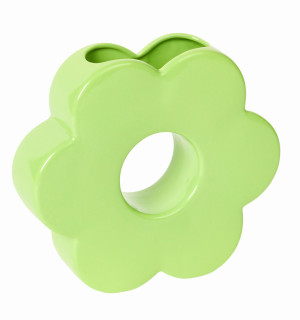 Ваза для цветов daisy, 20 см, зеленая 