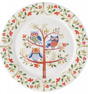 Тарелка owl из коллекции birds of paradise, D28 см 
