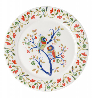 Тарелка fantail bird из коллекции birds of paradise, D21 см 