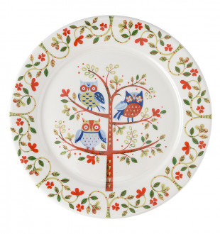 Тарелка owl из коллекции birds of paradise, D21 см 