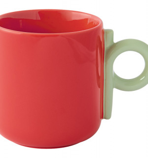 Кружка "Creative" красный,  0,35 мл 