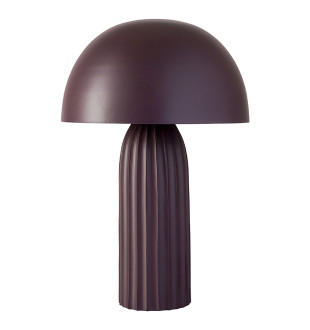Лампа настольная texture sleek, D24х37 см, вишневая 