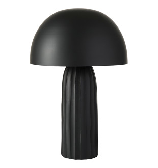 Лампа настольная texture sleek, D24х37 см, черная 