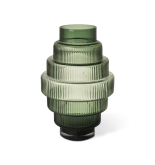 Ваза Steps Dark Green S 