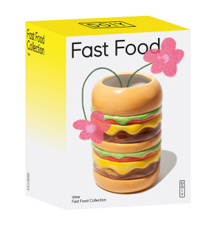 Ваза для цветов fast food, burger, 18 см 